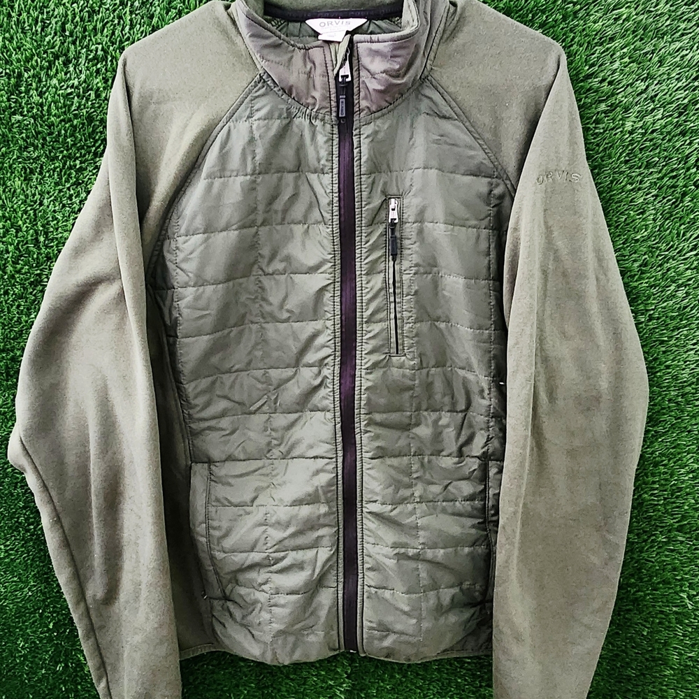 Olive Green Orvis Jacket Size L
